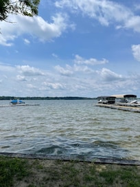 Clear, shallow water