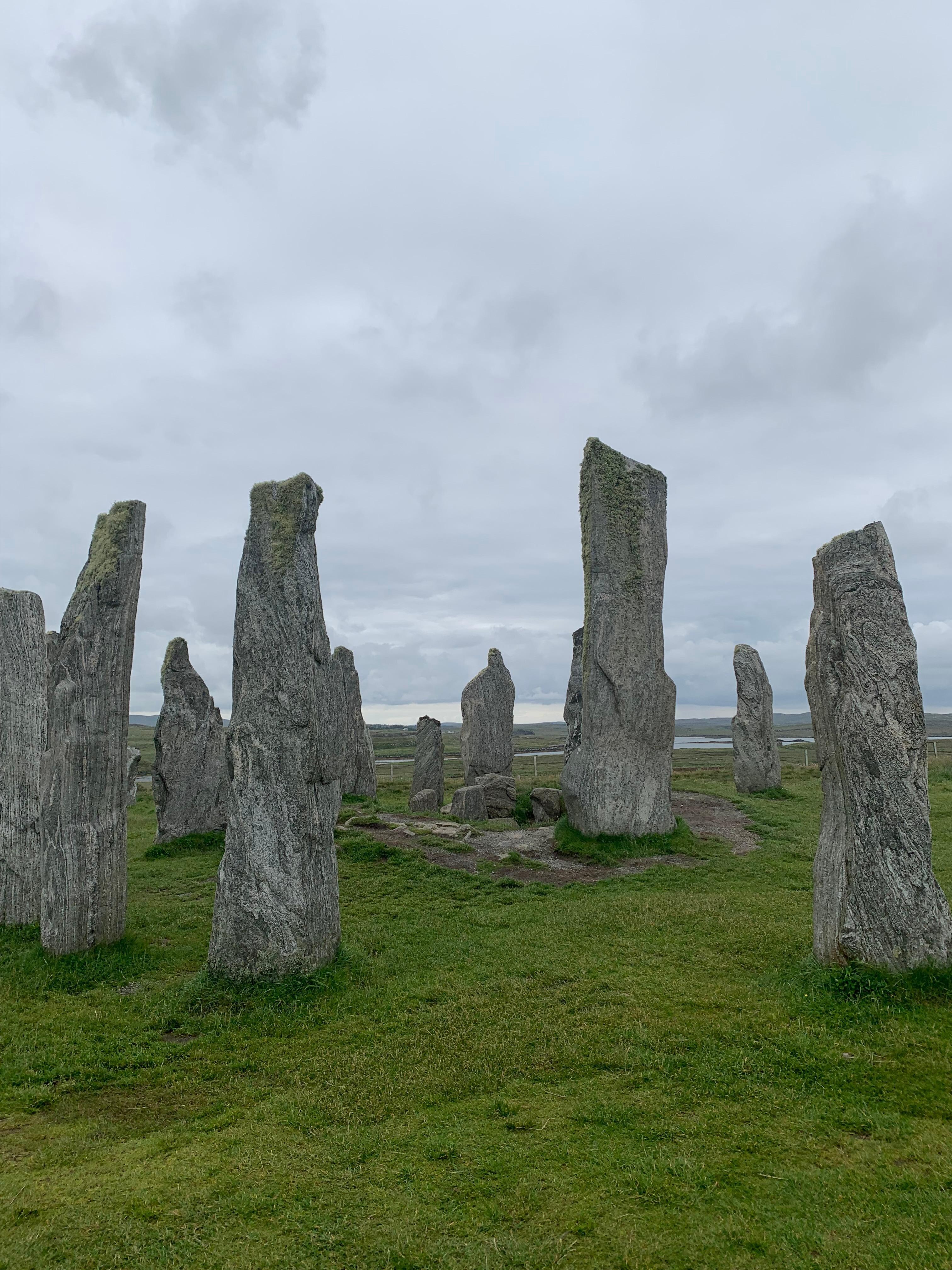 Callanish standing stones, a few minutes drive away 