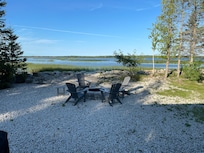 Gorgeous view of the lake