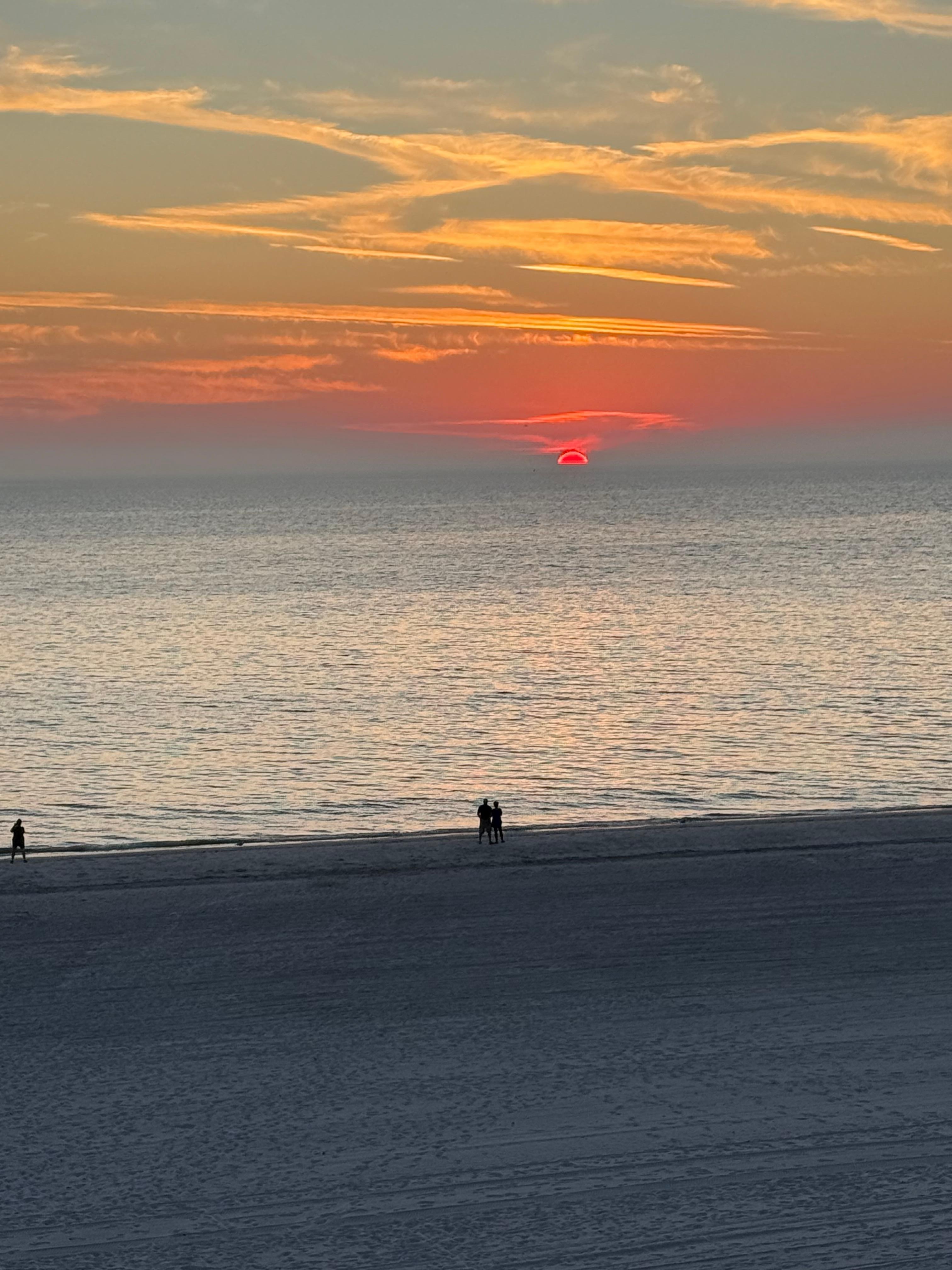 Sunset from the balcony 