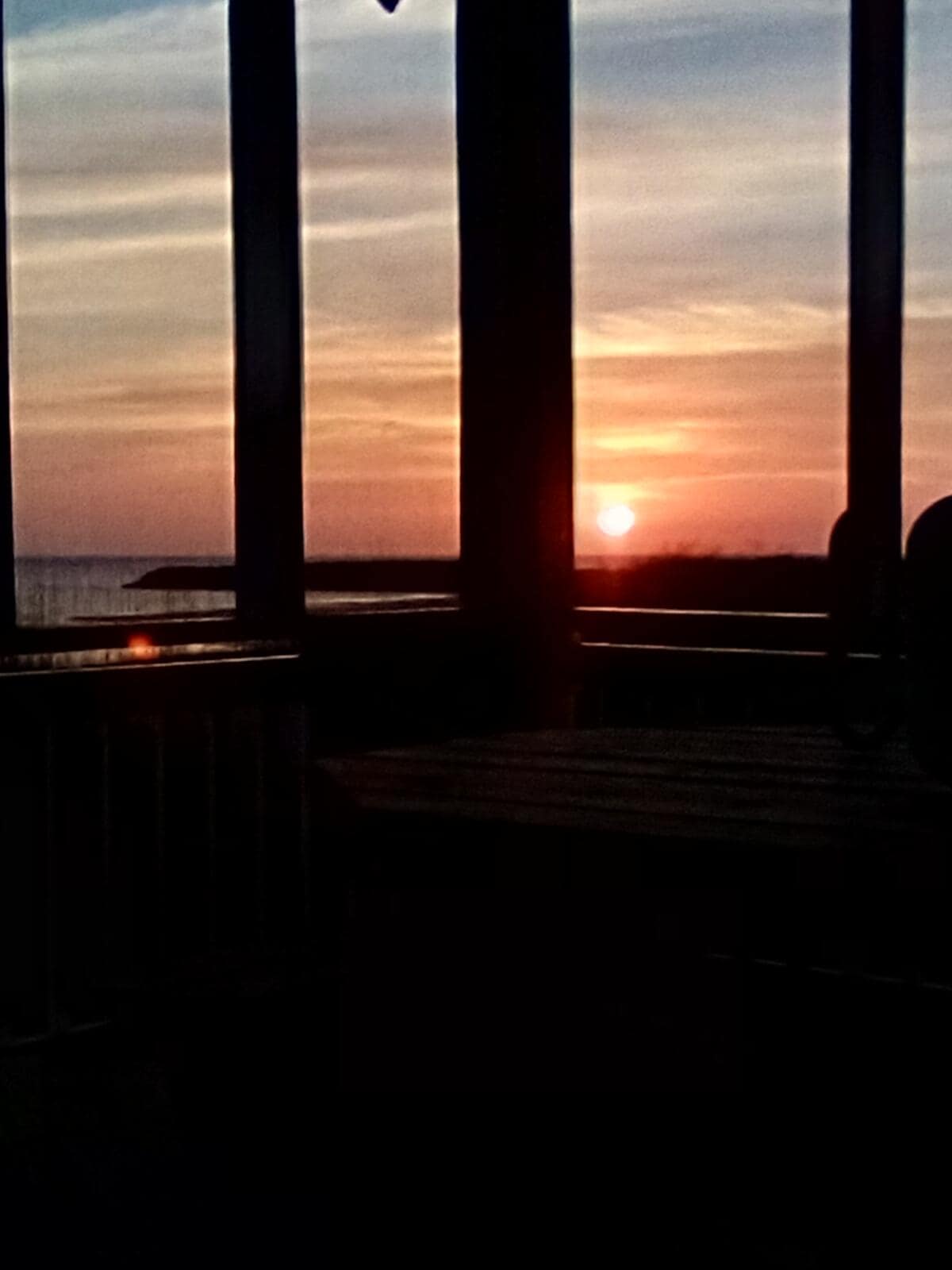 You don't have to leave the house to watch the sunrise every morning bit was beautiful!!!