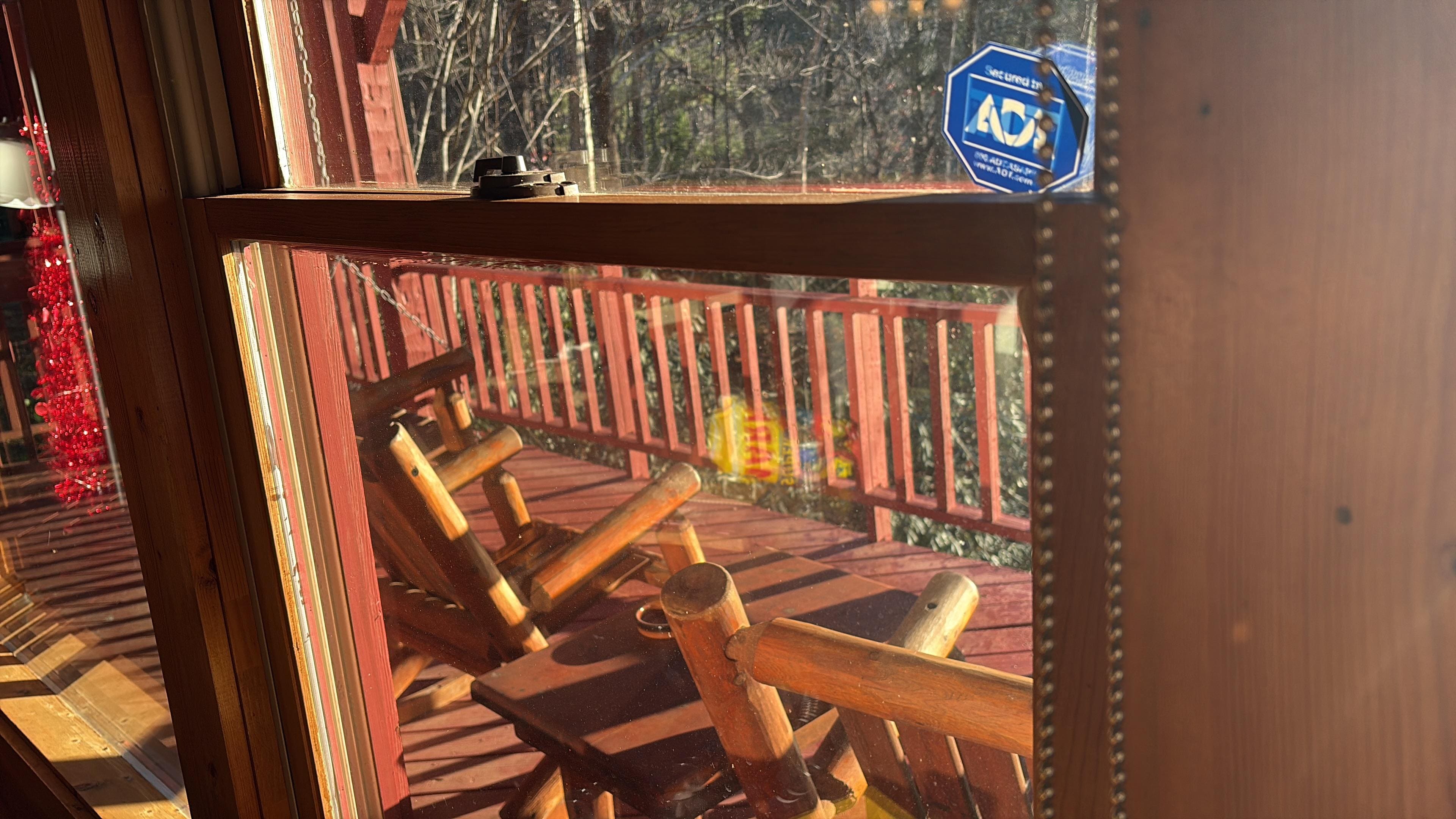 Lots of relaxing swings in the front porch 