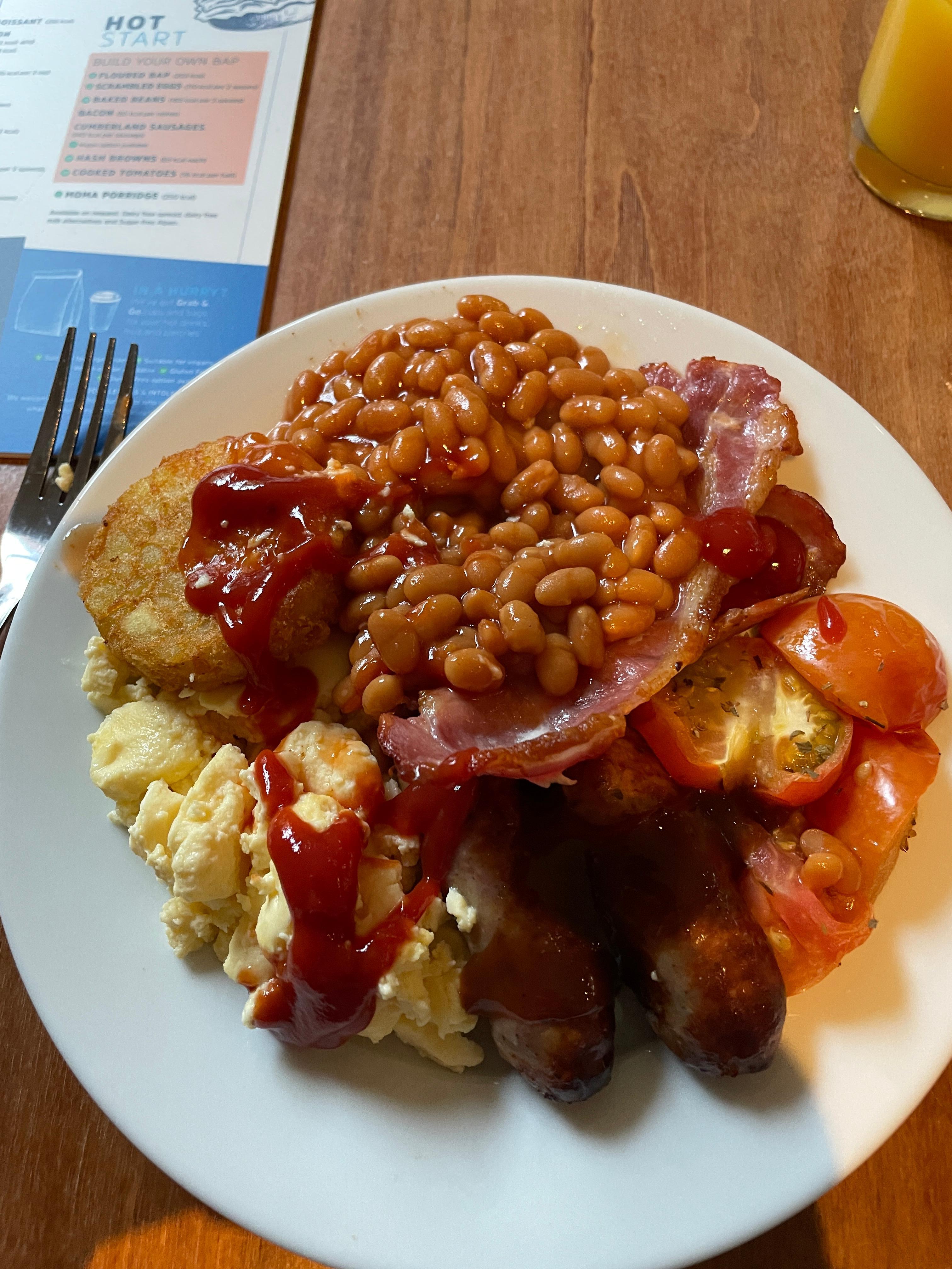 Hearty breakfast