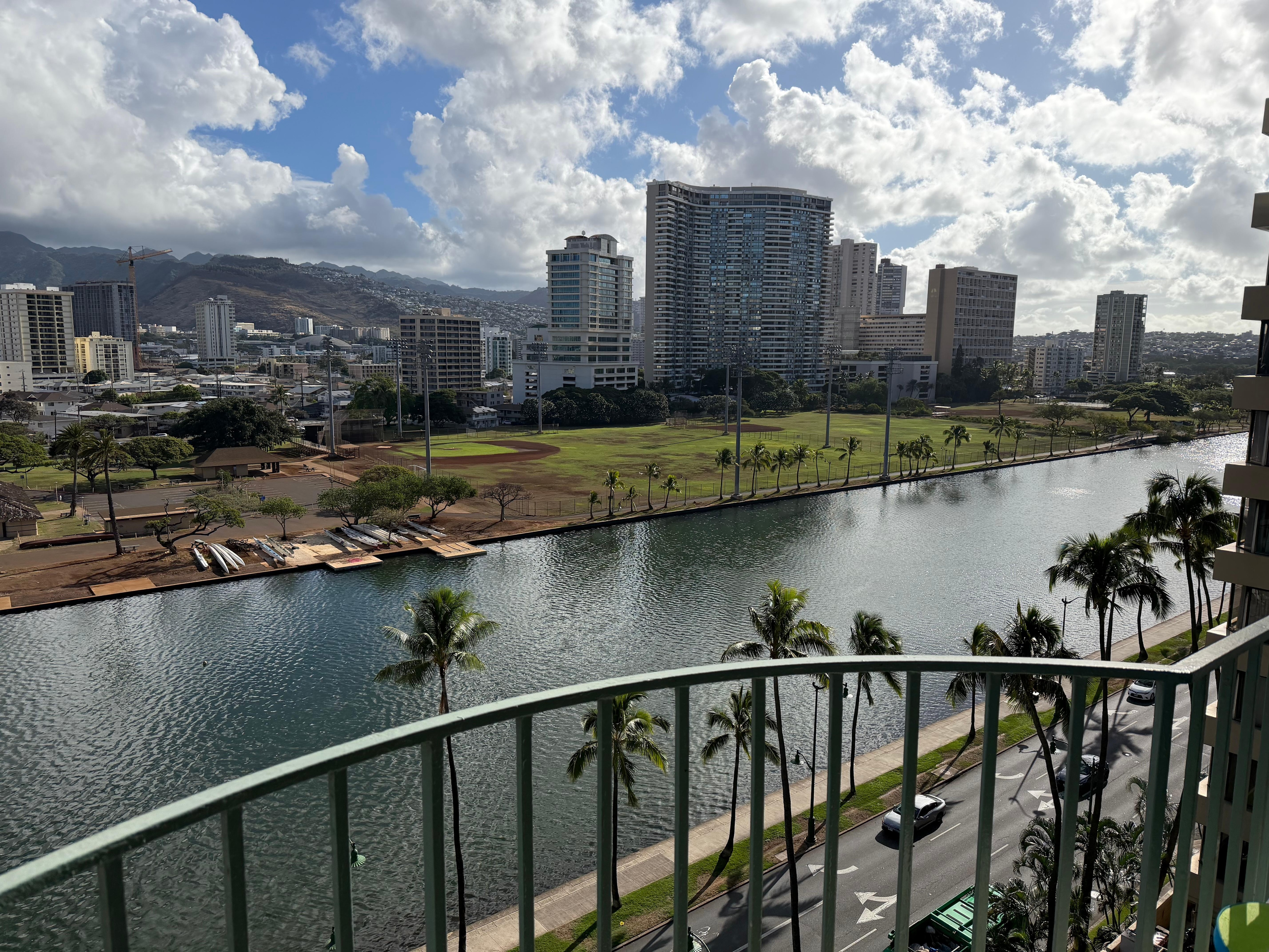Morning view from balcony