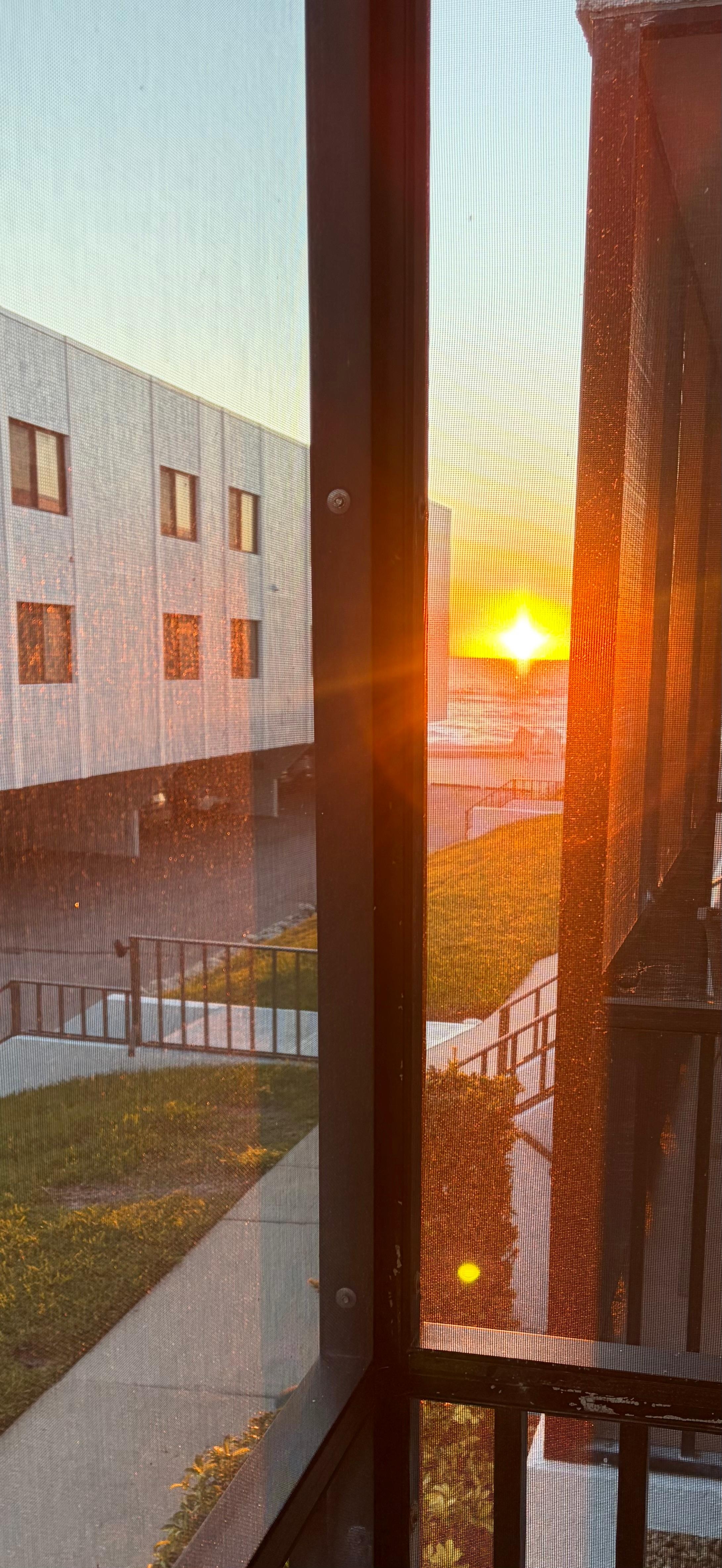 Sunset from our Patio.