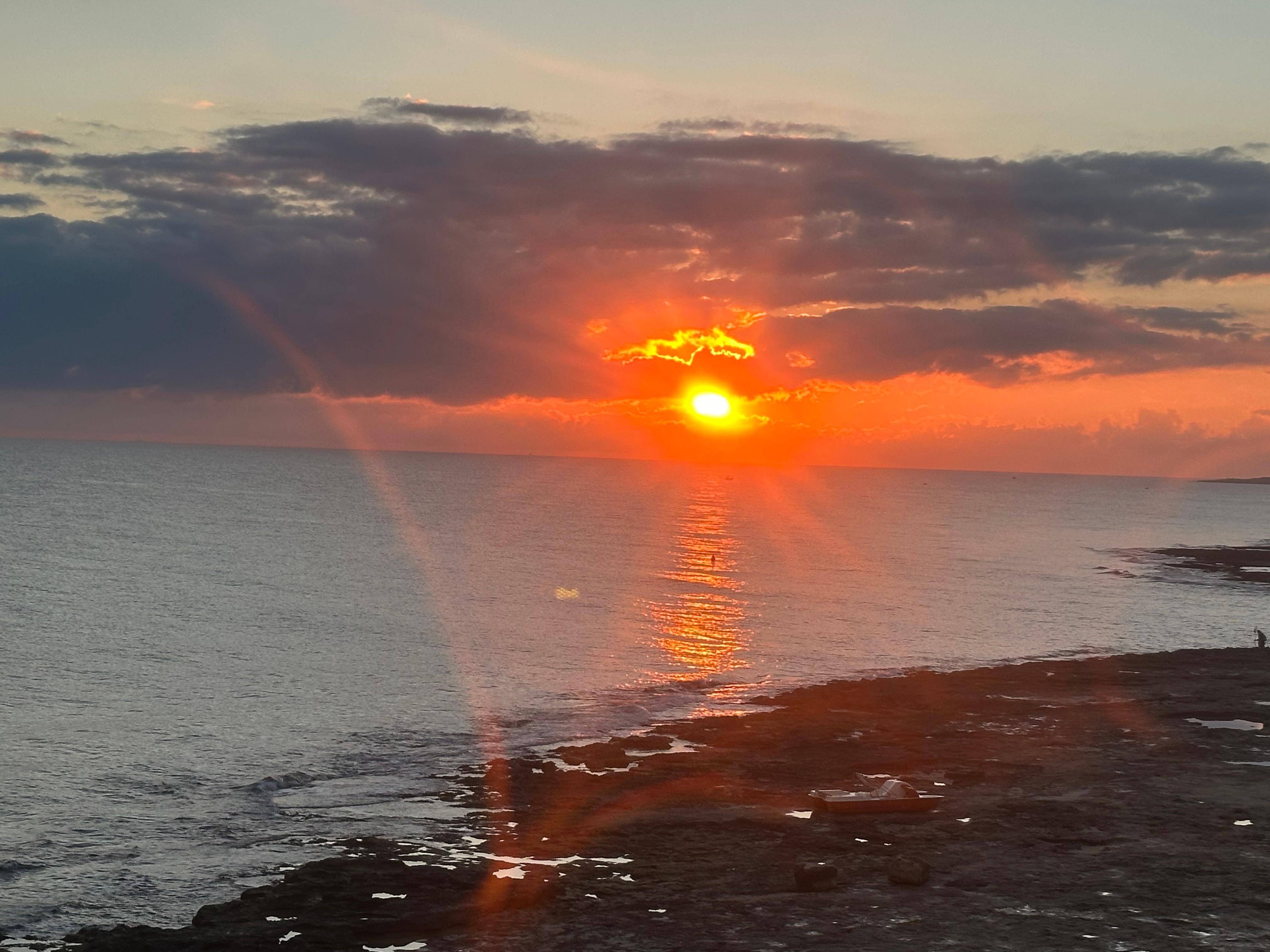 Sunrise from balcony