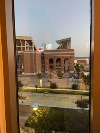 View during the day.