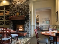 The bar was very cosy and the staff were cheery and it was fun to sit in a comfy place having a drink especially for a solo woman traveller