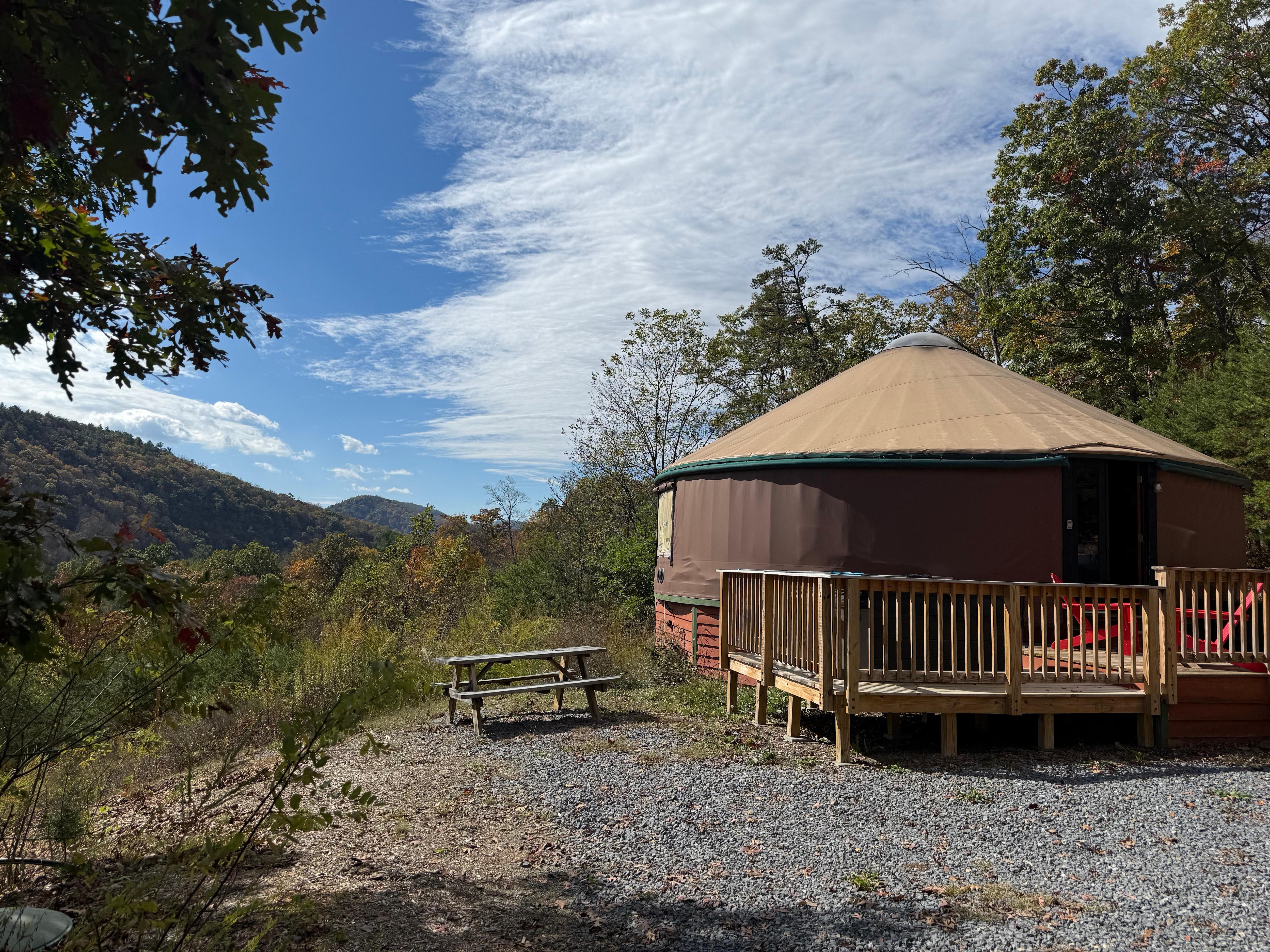 You can’t see the hot tub here, but it was perfect…