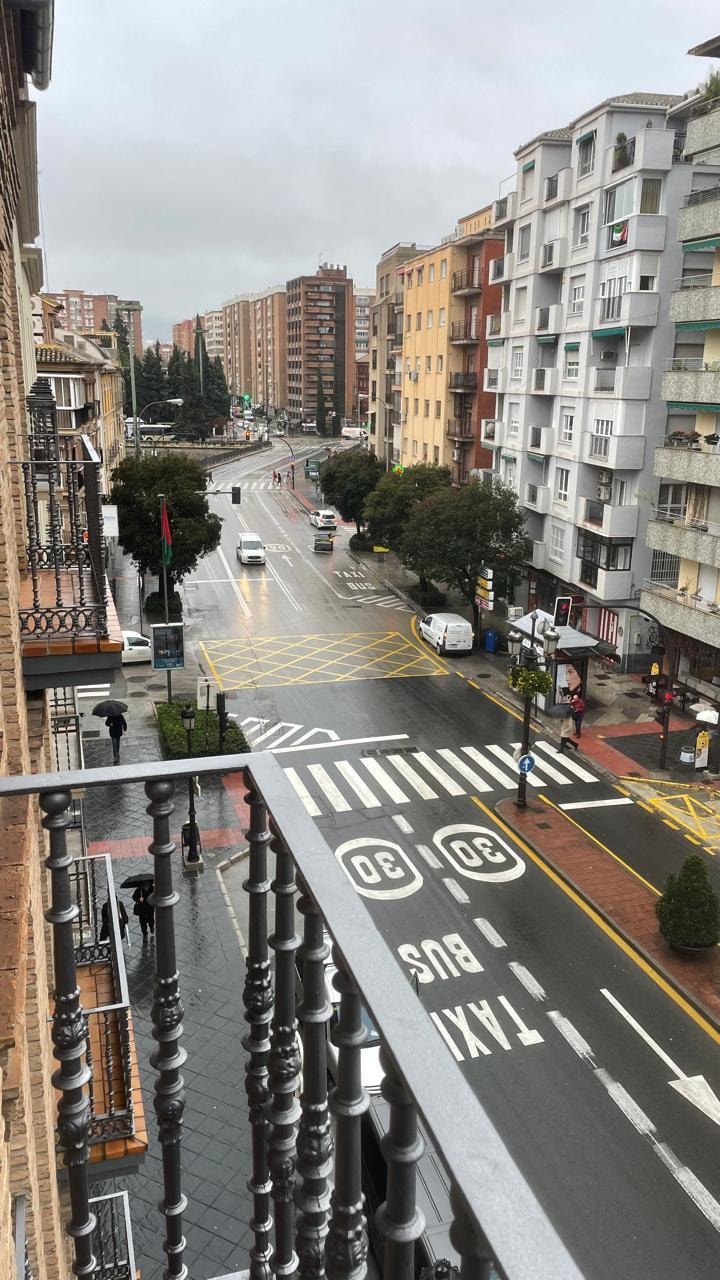 Outside from hotel’s room