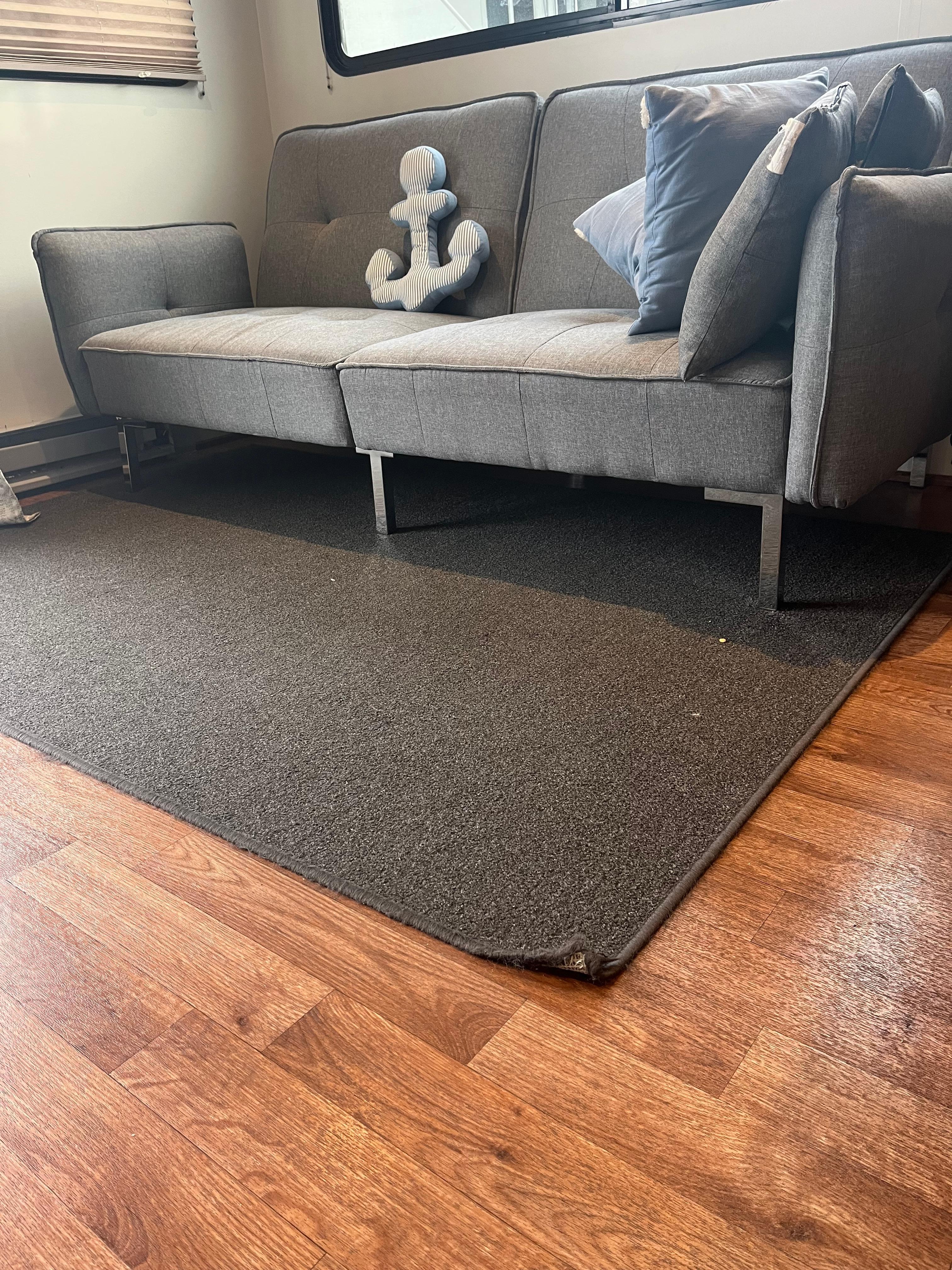 Old carpet corner trip hazard 