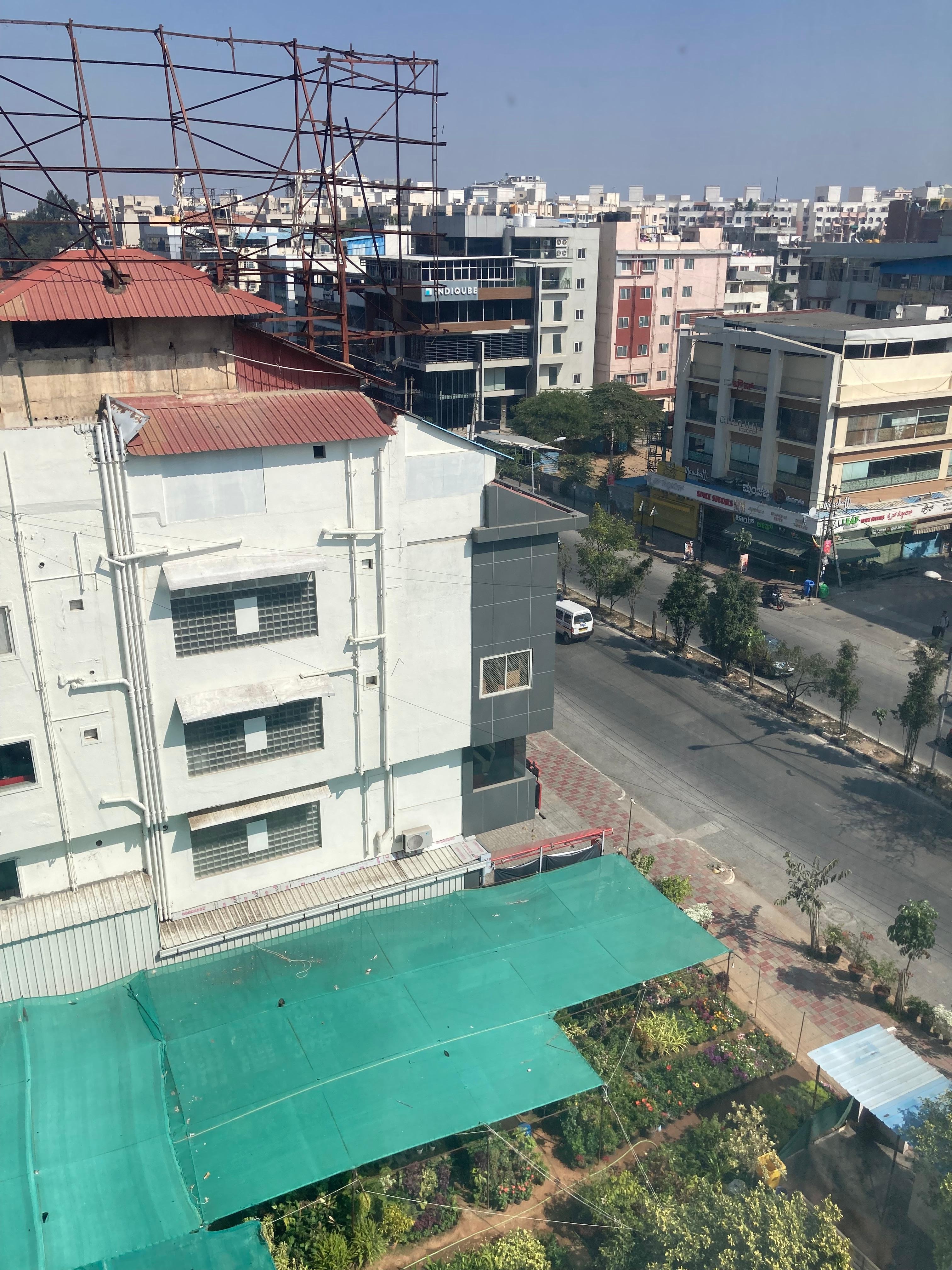 View from my lovely room on the 6th floor