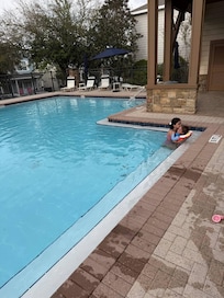 Heated community pool