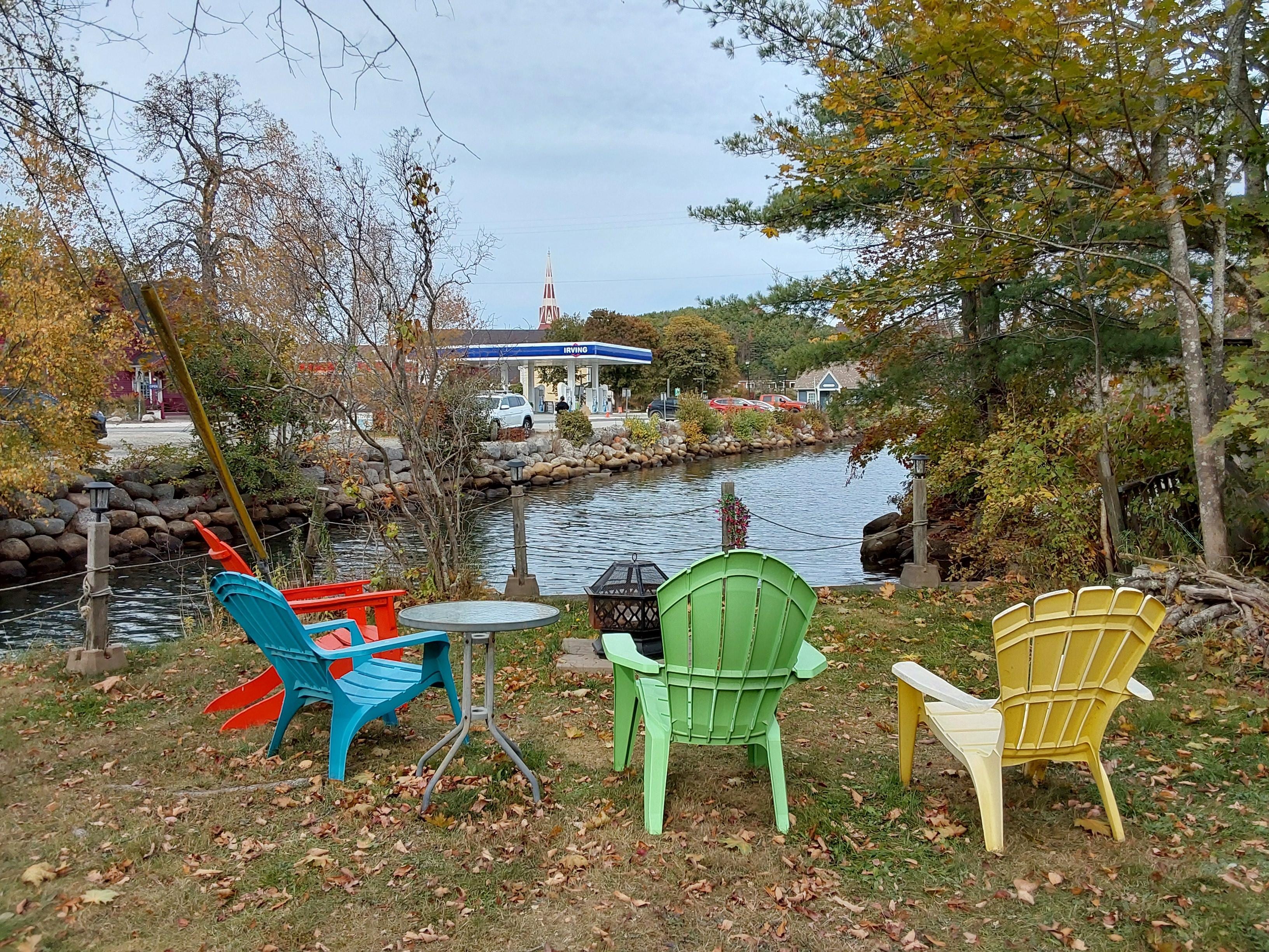 Close to a water pond