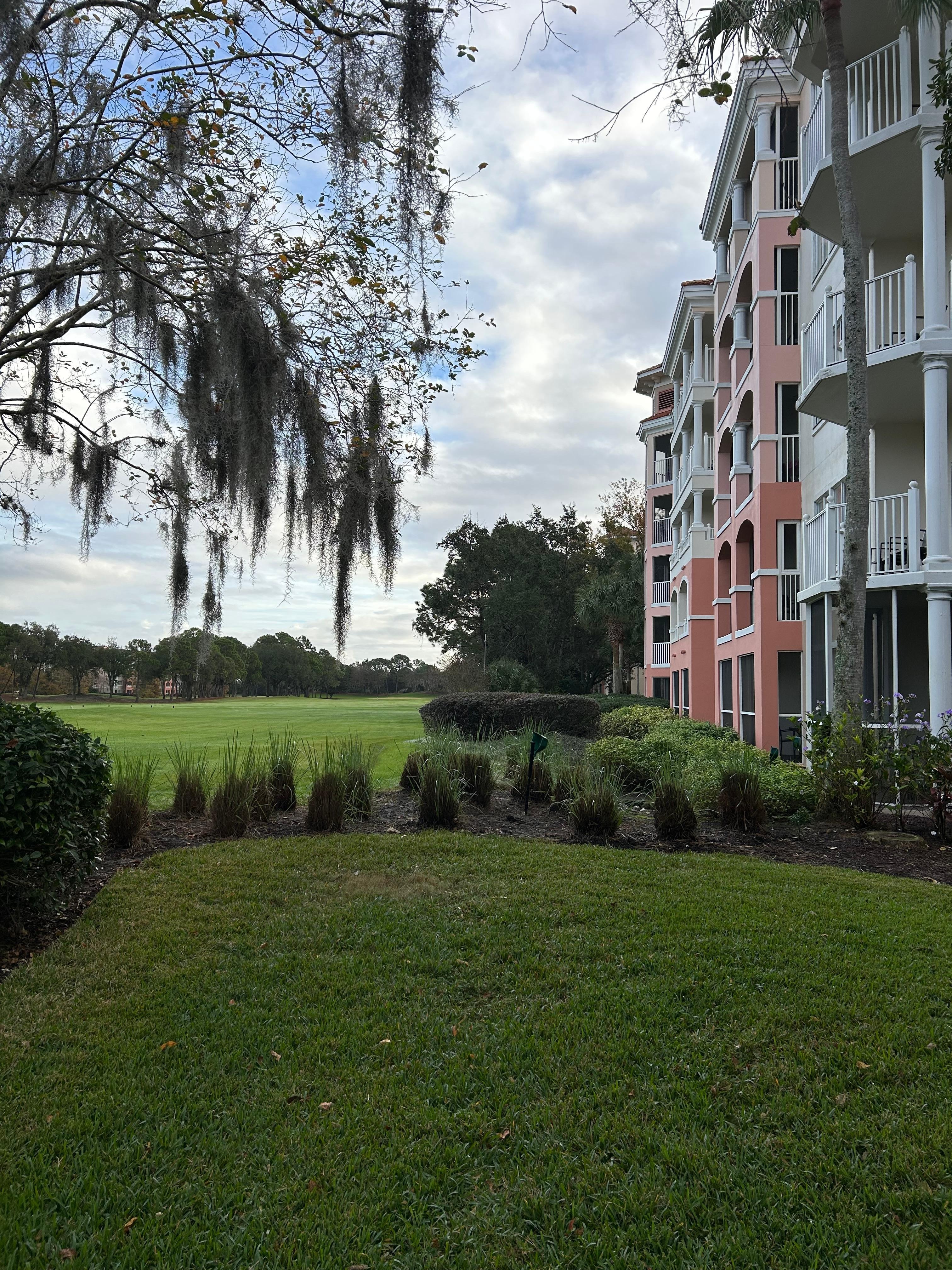 Villas overlooking golf course