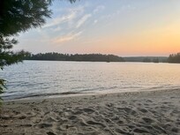 Sunset on the beach
