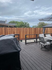 BBQ and deck area