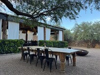Restaurant inside vineyard