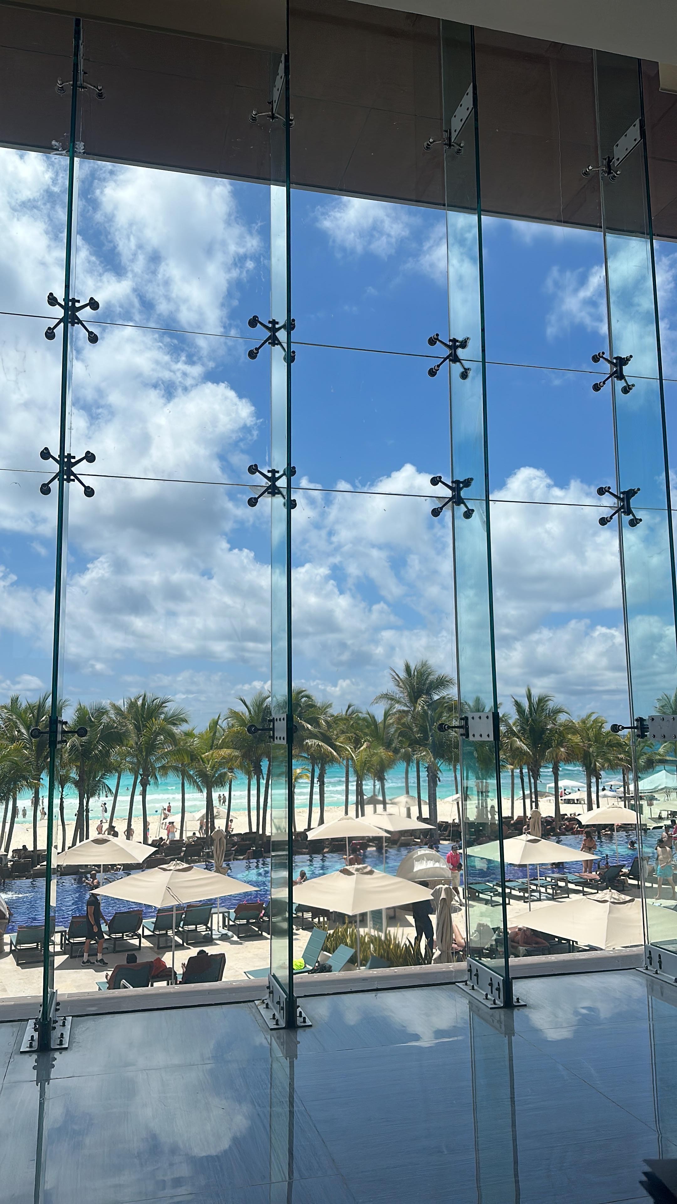 View at check in was amazing! 