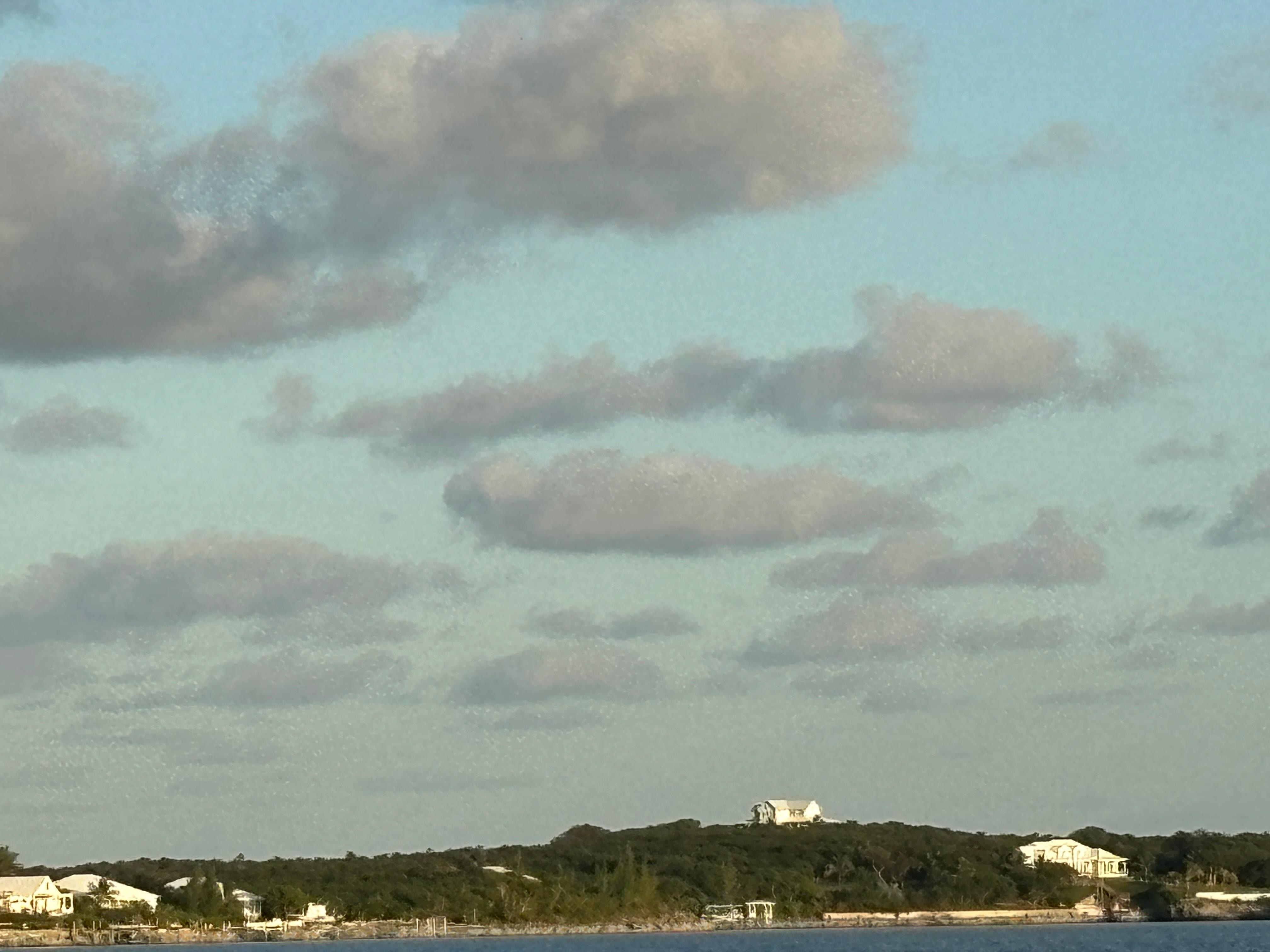 The house sits atop the entire island