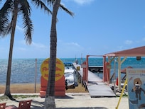 Hotel dock/ swimming area
