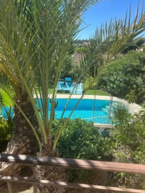 Lovely view whilst dining outside