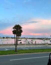 This was taken from the deck above the entrance.