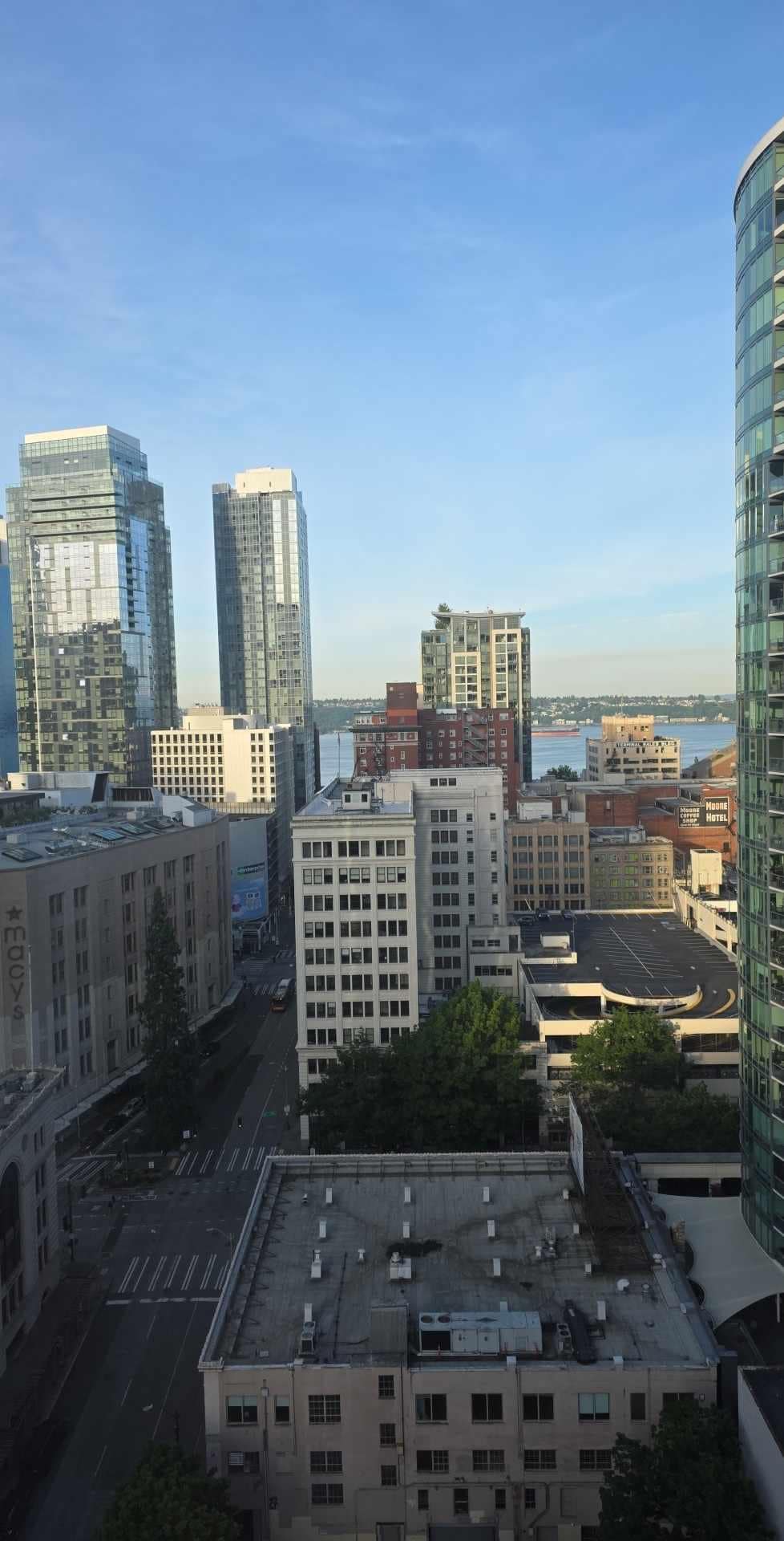 view from room 2550 south tower.