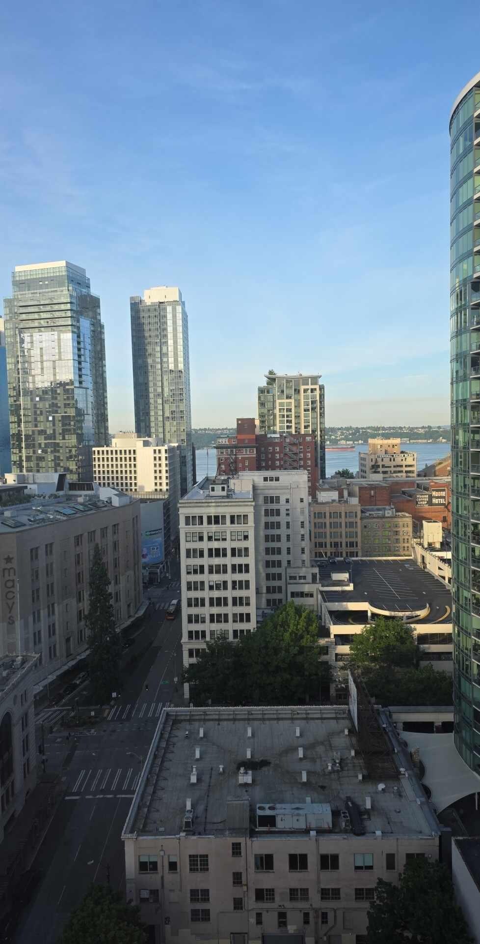 view from room 2550 south tower.
