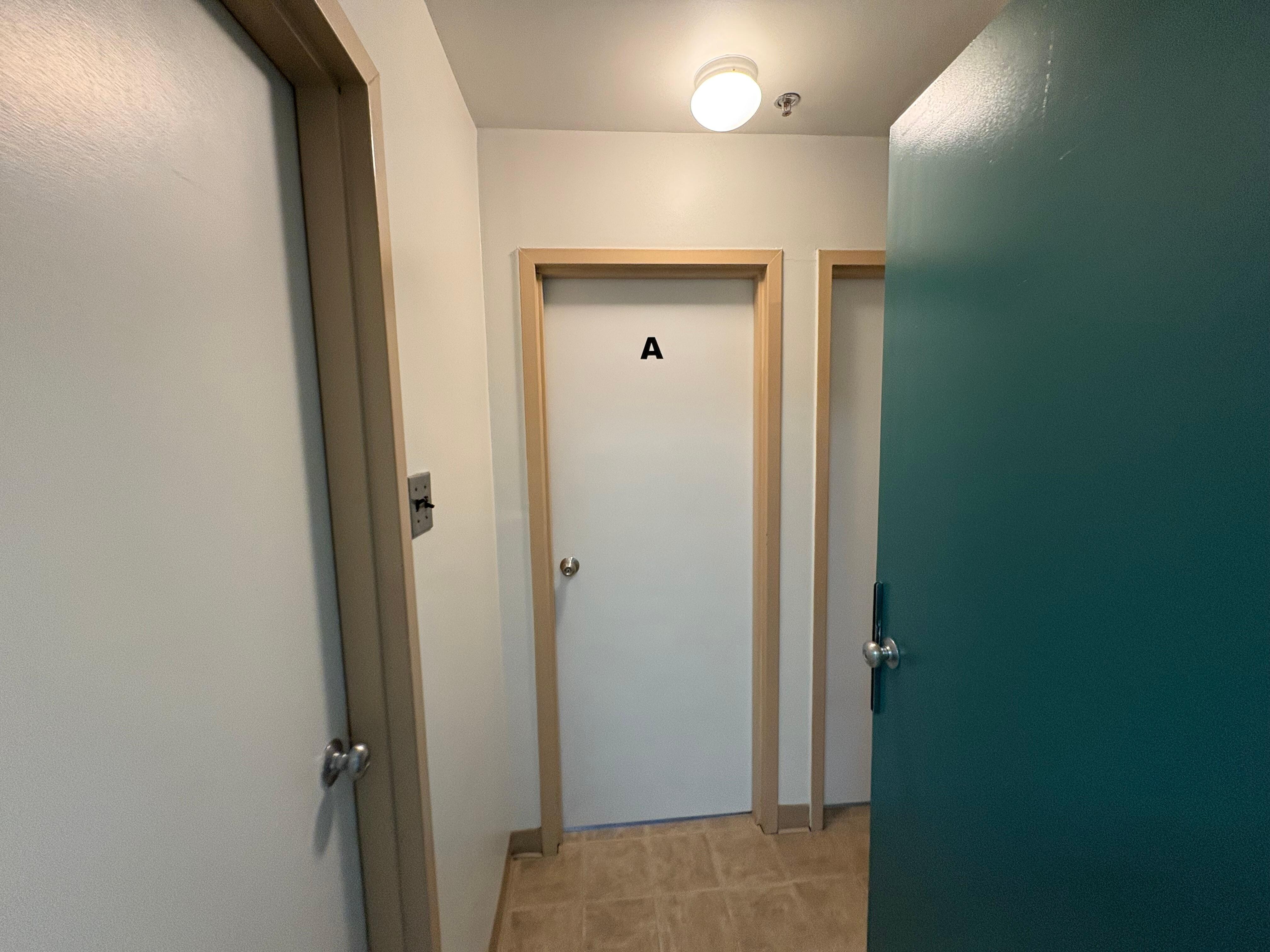Room “lobby” leading to bedroom