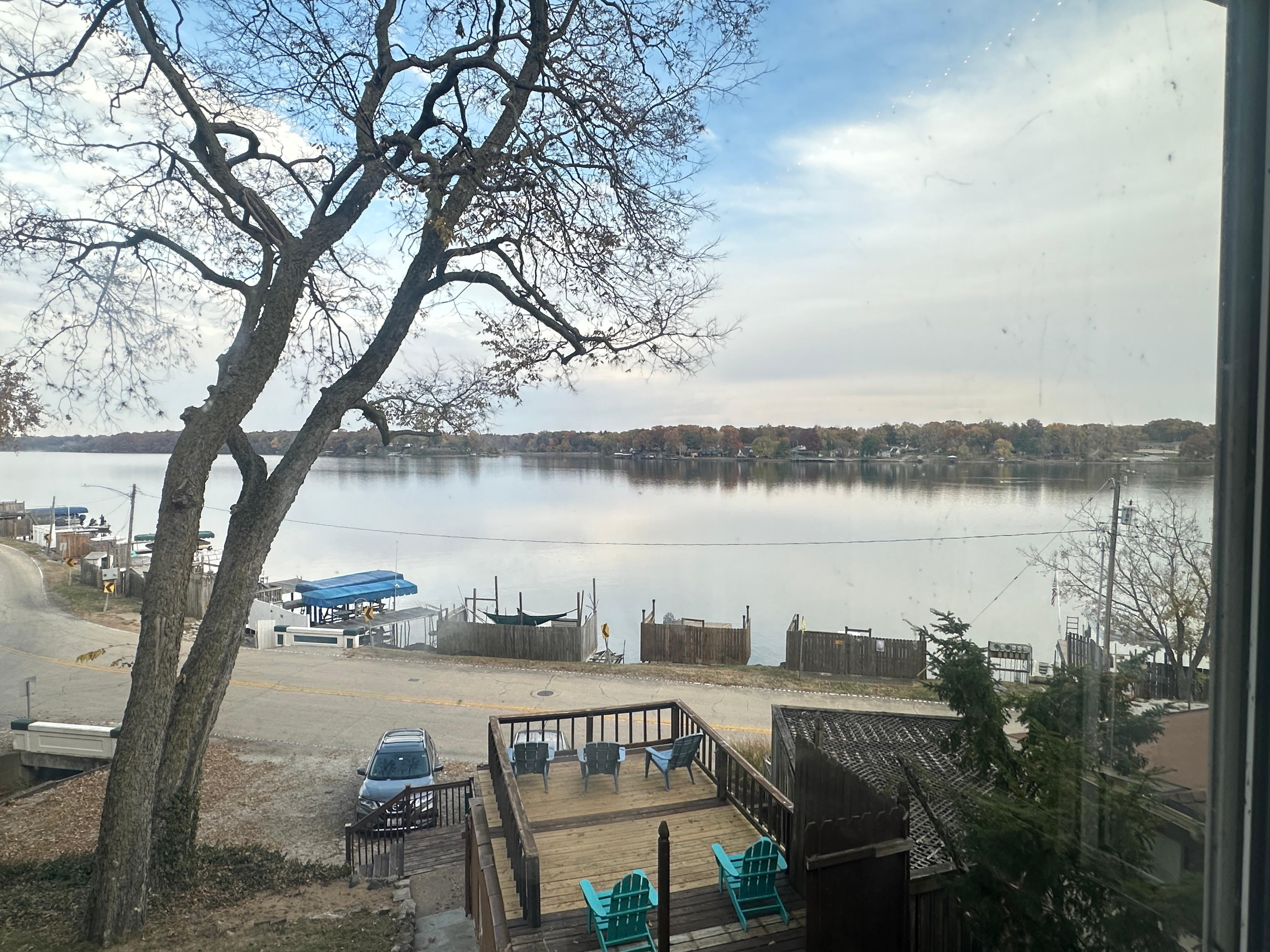 Pic taken from the enclosed porch 