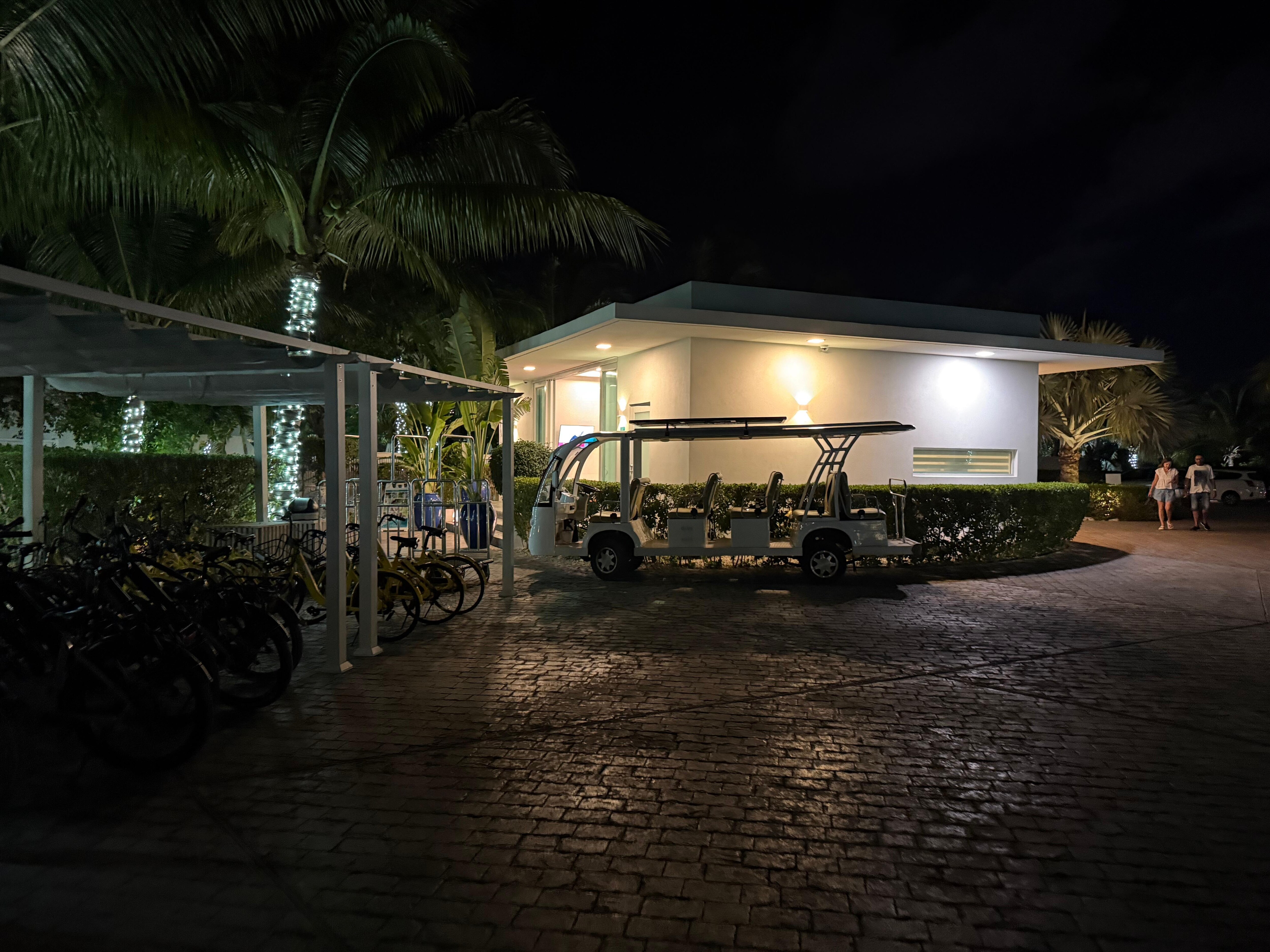 Spacious cart to take you to and from the beach 7am to 7pm.