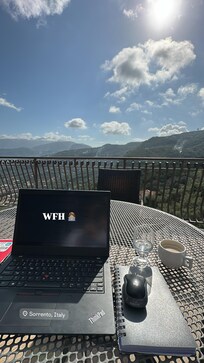 Breakfast with a view
