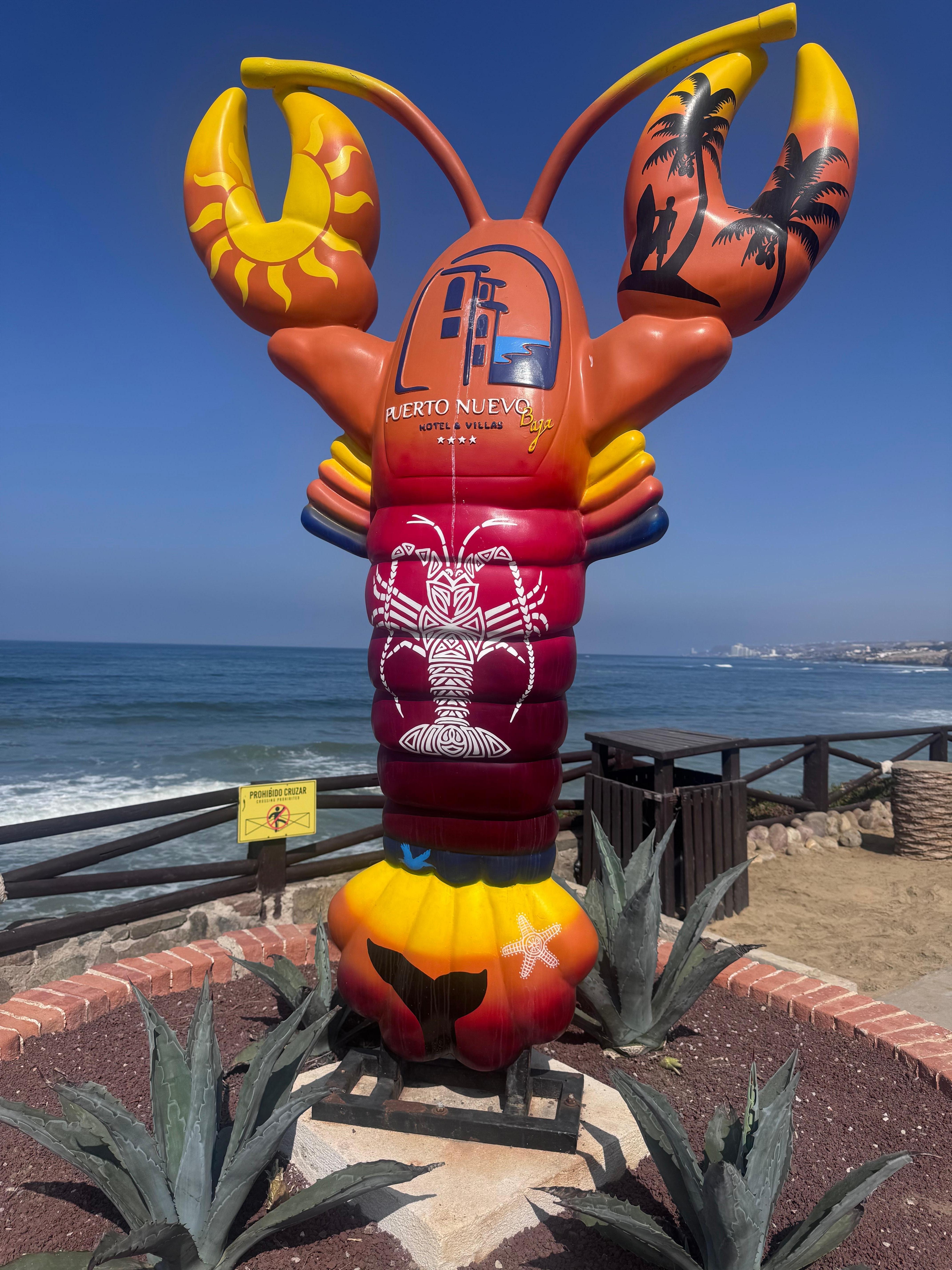 The lobster at the hotel