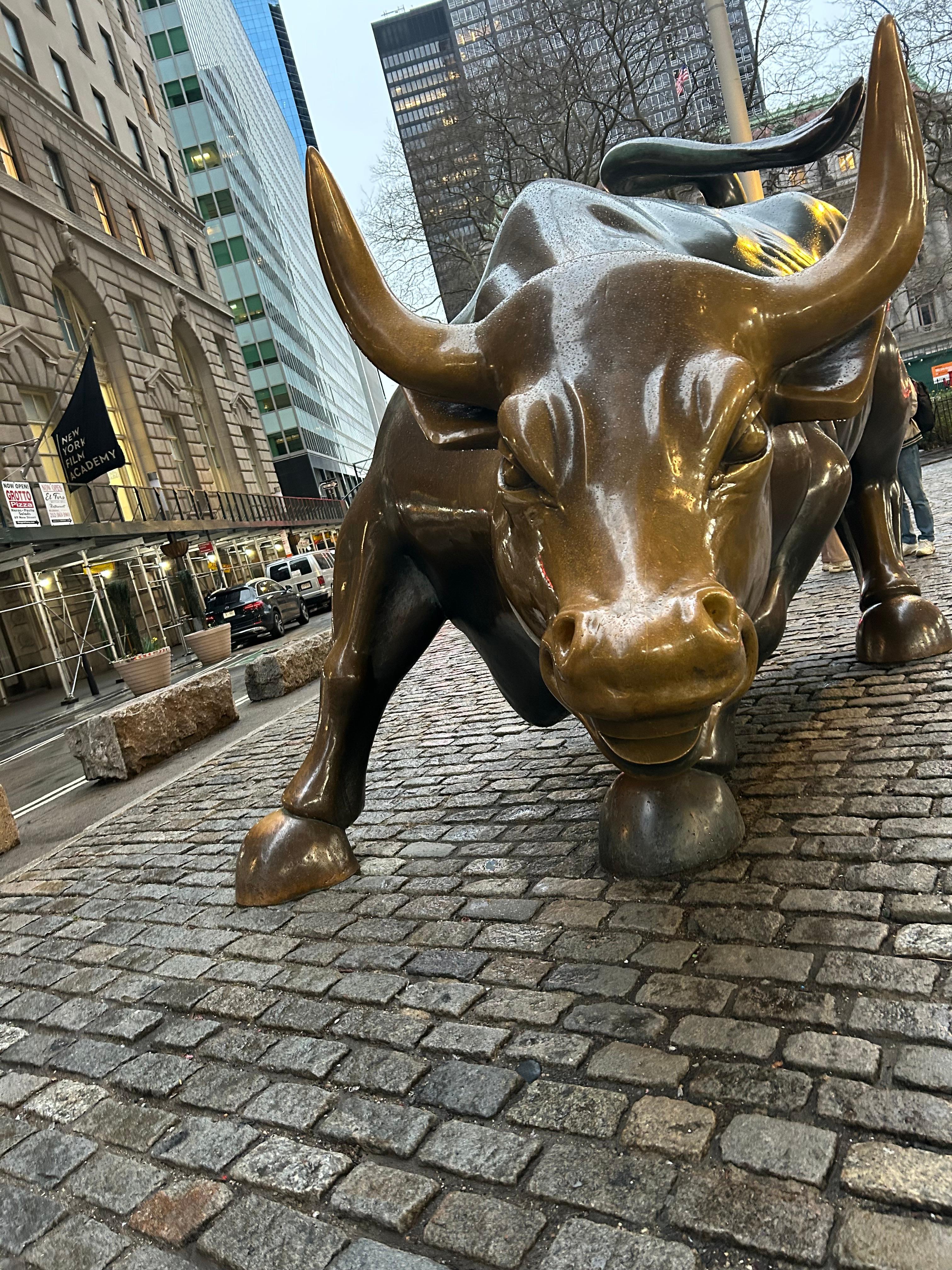 Running of the Bull! Two blocks away.. Gotta try Liberty Bagel … AMAZING!