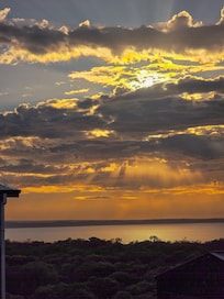 You'll be greeted by golden Sunrise.