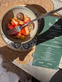 Fresh Fruit at Breakfast