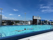Rooftop pool