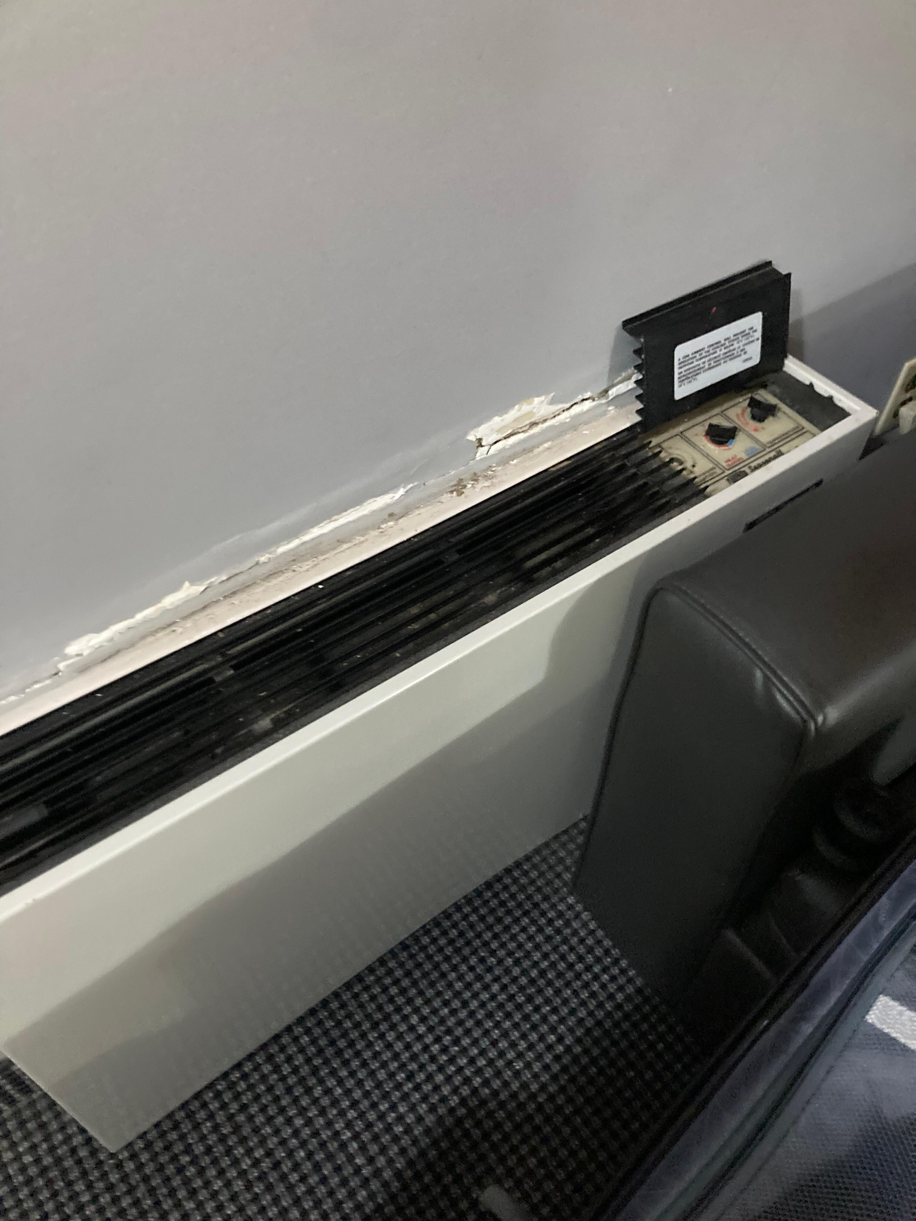 Rusty heater/air conditioner