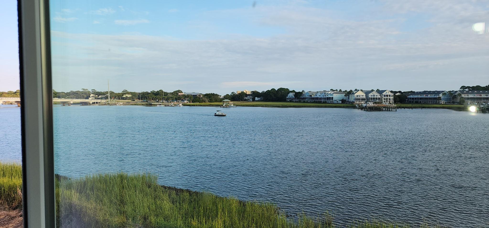 View from the back porch