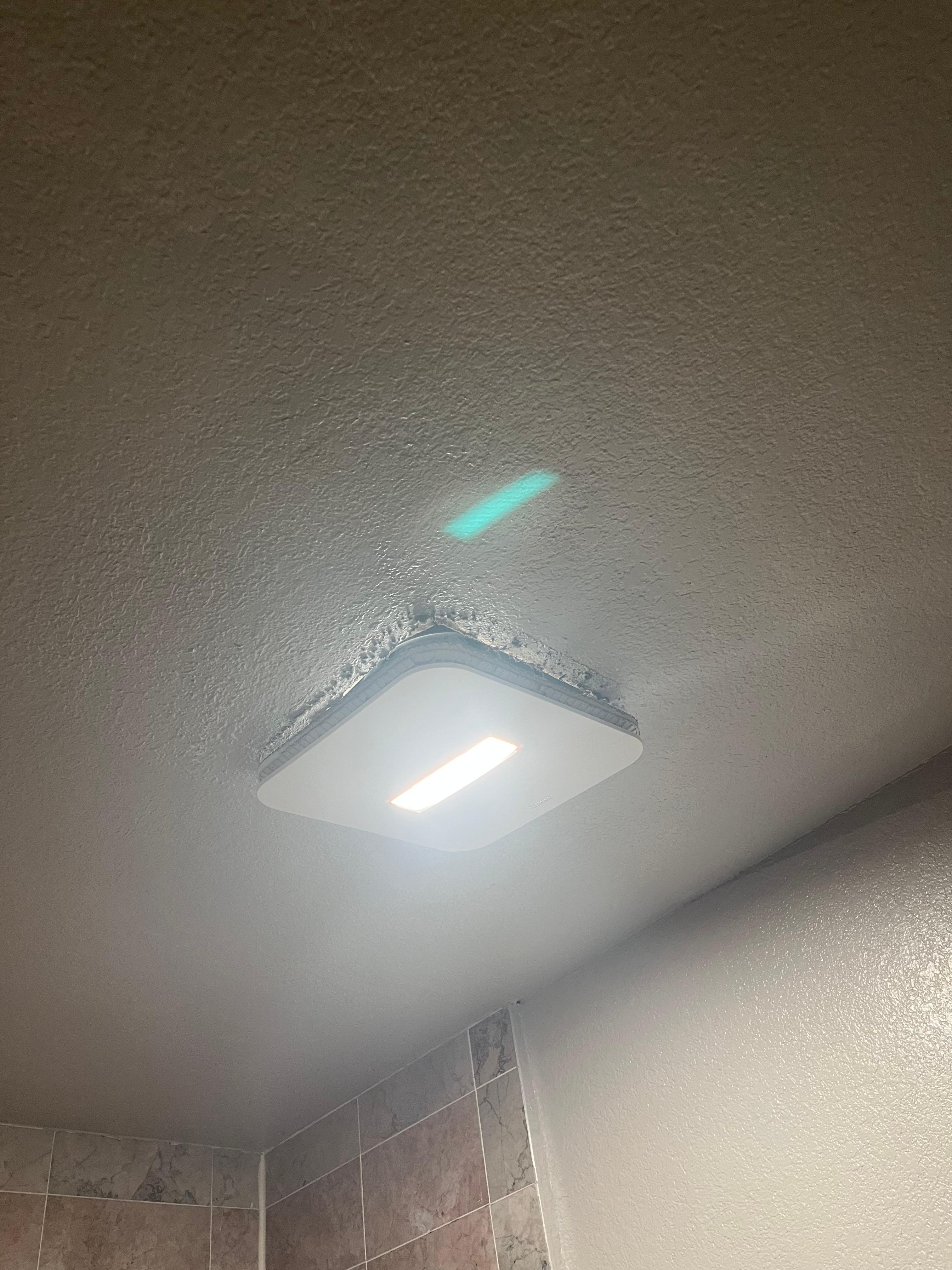 Ceiling vent falling out