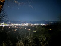 Nighttime view from the hot tub ❤️