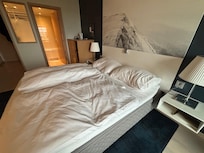 Sometimes bed was done in a hurried way as shown.