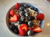 Delicious and beautiful breakfast