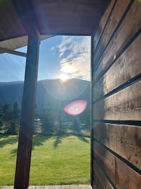 Sunrise from front deck.