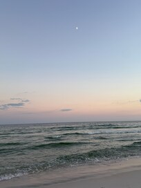 Sunset.