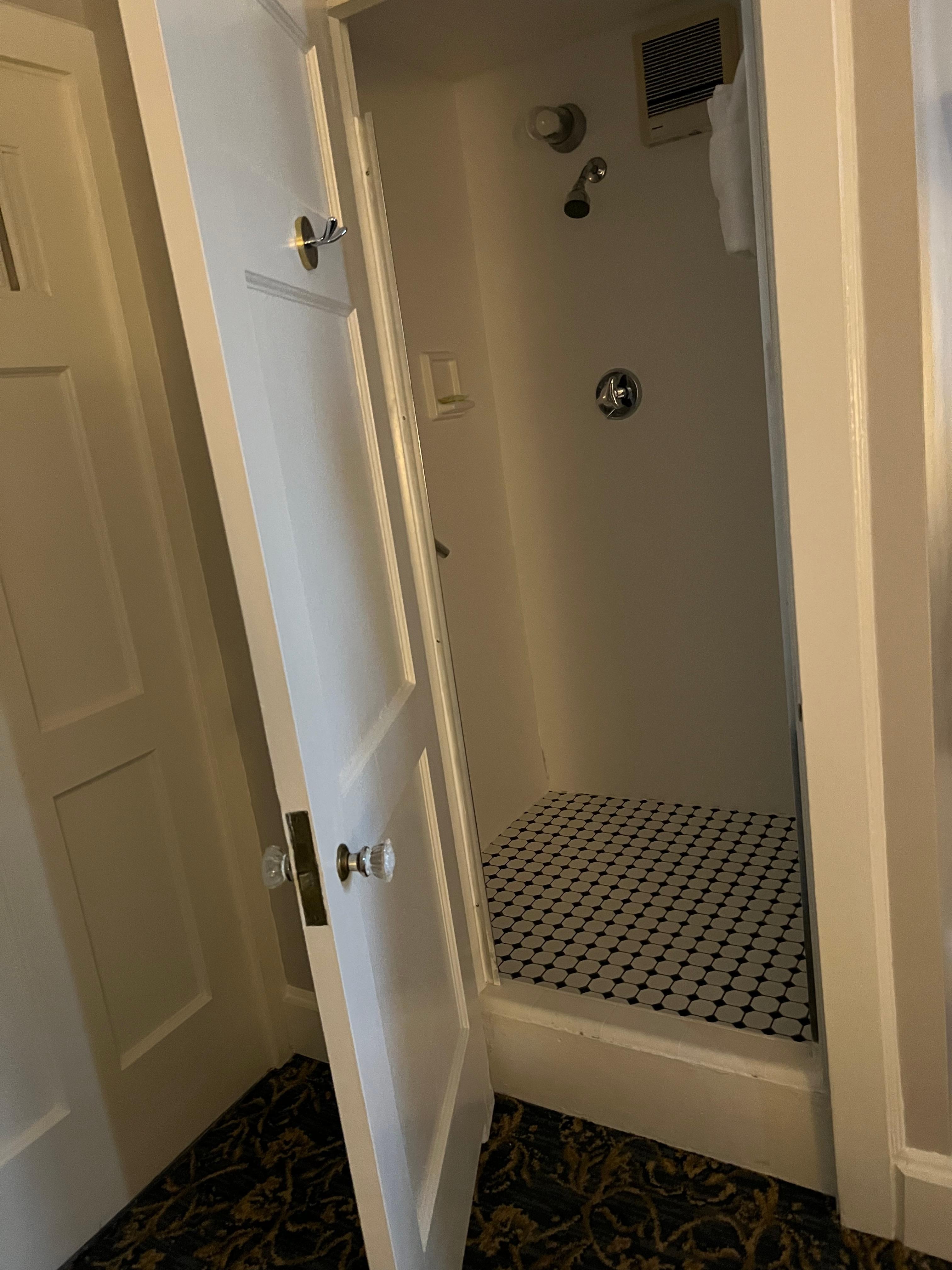 Closet shower