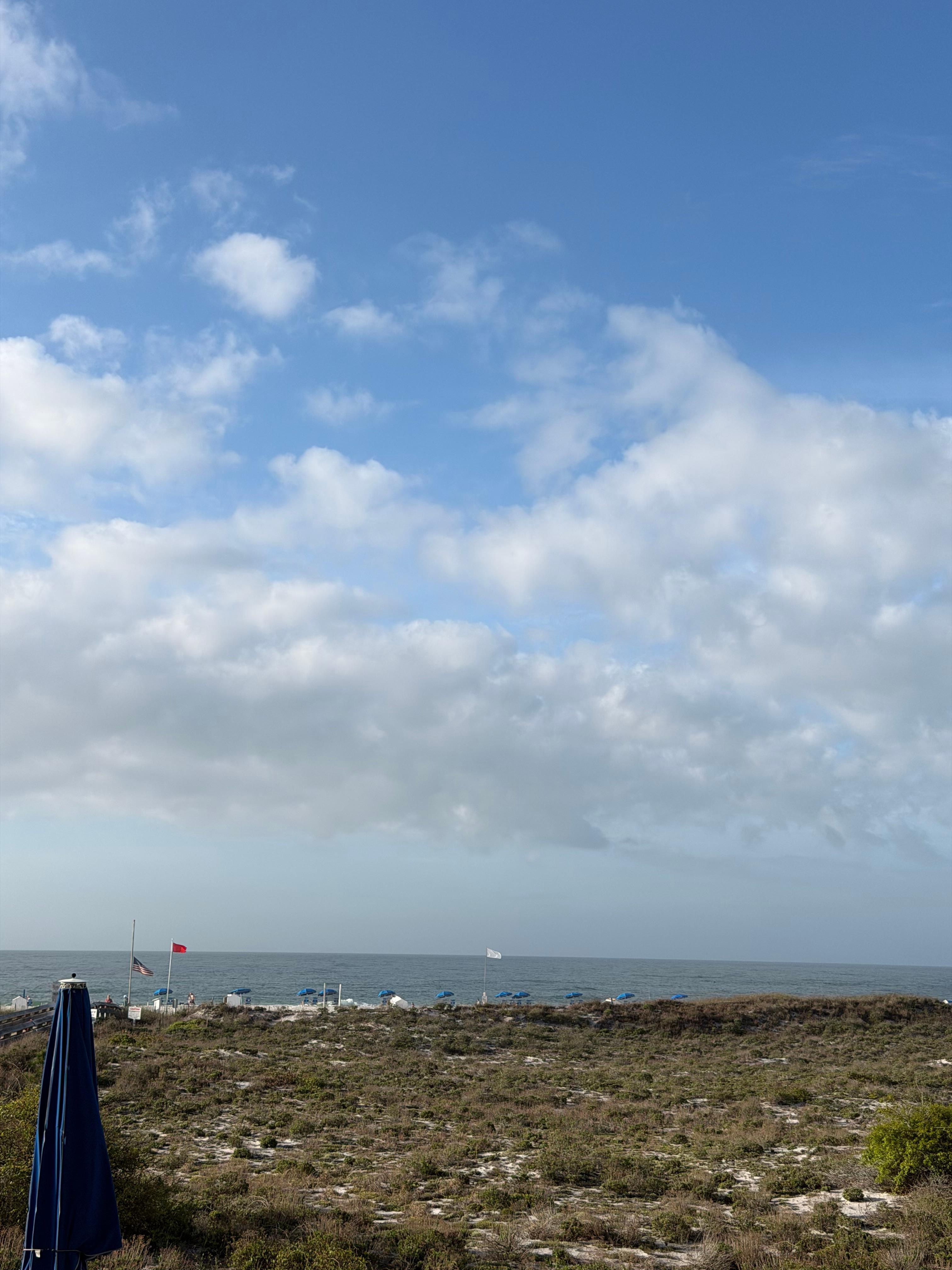 Ocean from the balcony 