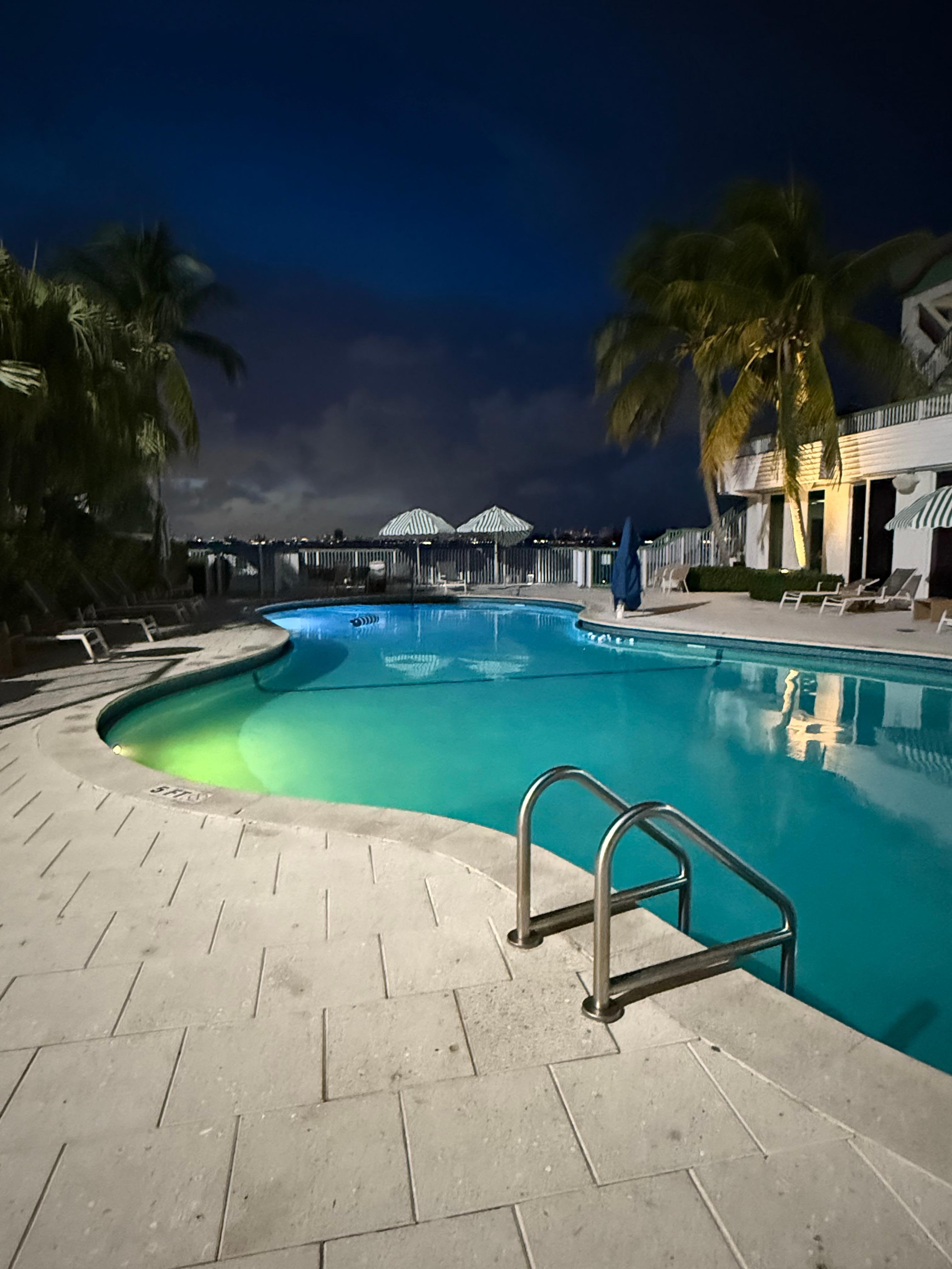 Another pool picture at night