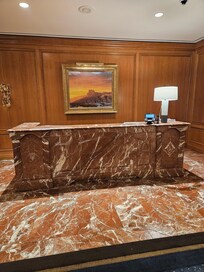 Pretty front desk